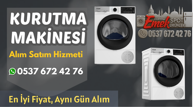 <h1>İkinci El Kurutma Makinesi Alanlar | En Fiyat | Nakit Ödeme </h1>