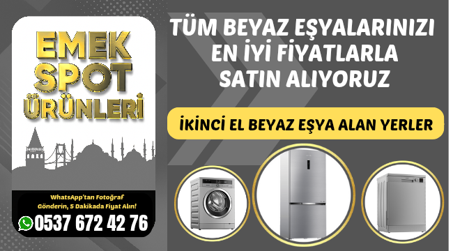 <h1>İkinci El Beyaz Eşya Alan Yerler | Değerinde Nakit Ödeme | Aynı Gün Alım</h1>