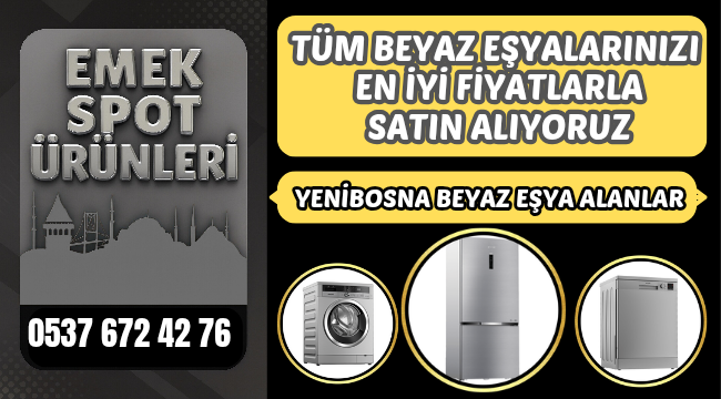 <h1>Yenibosna İkinci El Beyaz Eşya Alanlar |En İyi Fiyat | Nakit Ödeme</h1>